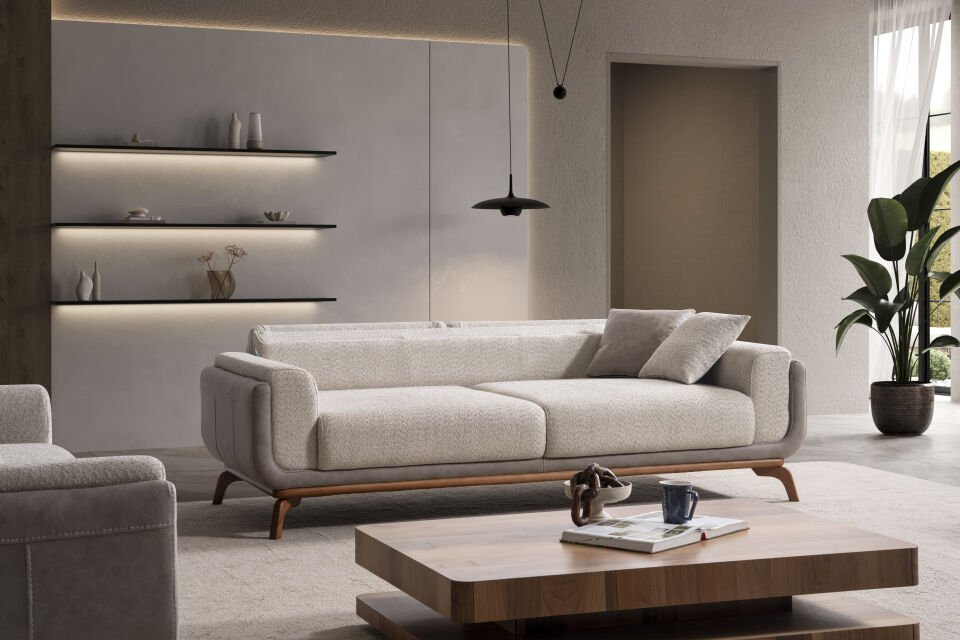 Madrid Ahşap Koltuk Takımı