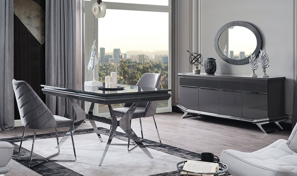 Asya Gümüş Yemek Odası