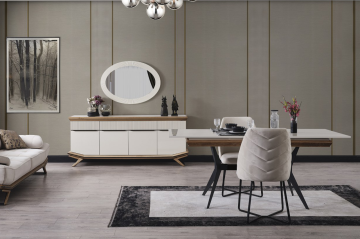 Elize Ahşap Yemek Odası