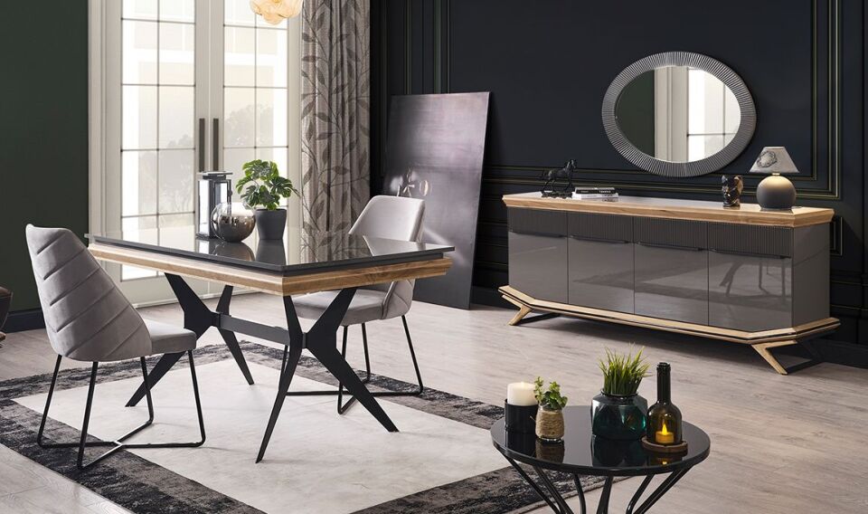 Grand Ahşap Yemek Odası