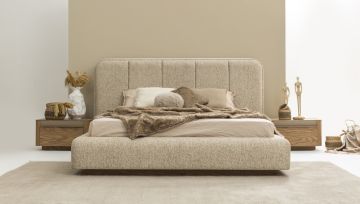 Latte Ceviz Yatak Odası